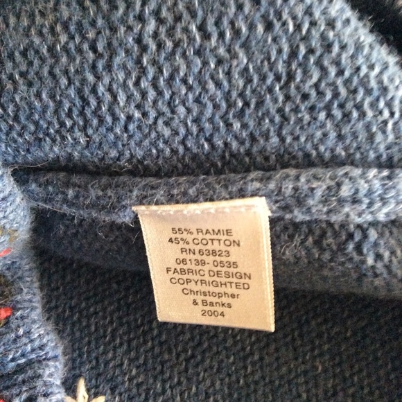 Christopher & Banks Cardigan Hand Embroidered S - Picture 5 of 5